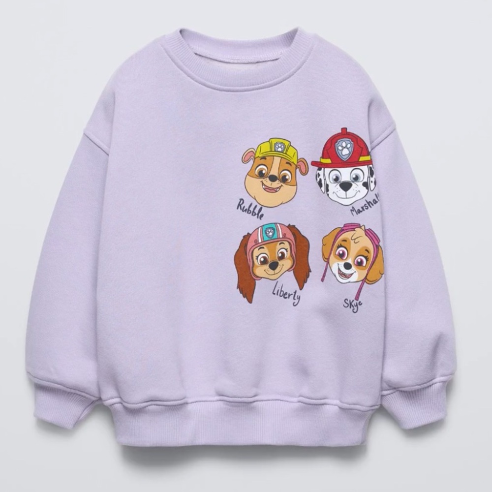 ZARA PAW PATROL SWEATSHIRT
